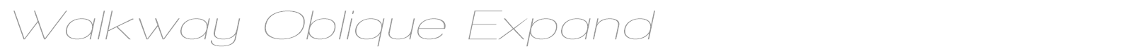 Walkway font preview